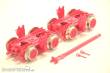 Modelbouw Boerman 0005-0301 - Rollbockset HSB Epoche IV (pink)