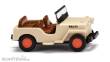 Wiking 001001 - Willys Jeep CJ-3A - elfenbeinbeige