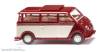 Wiking 033405 - DKW Schnelllaster Bus - rubinrot/elfenbein
