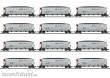 Märklin 045666 - Hopper Car Set BNSF
