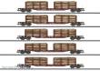 Märklin 047154 - Rungenwagen-Set Holztransport