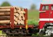 Märklin 047154 - Rungenwagen-Set Holztransport