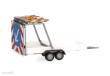 Herpa 052368-004 - Verkehrssicherungsanhänger 2achs, weiß