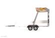 Herpa 052368-004 - Verkehrssicherungsanhänger 2achs, weiß