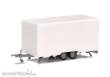 Herpa 054249 - Kofferanhänger 4,7m für PKW/Transporter, weiß