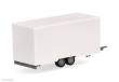 Herpa 054249 - Kofferanhänger 4,7m für PKW/Transporter, weiß