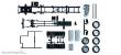 Herpa 083669 - Mercedes-Benz Actros 2011 LKW-Fahrgestell 3-achs (7,45m)Inhalt: 2 Stück