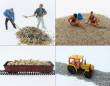 Trains4you 100010 - Zierkies Quarz bunt, 420 g, Körnung: 5-8 mm