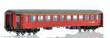 NMJ 1000163 - NMJ Topline 105.301 Personenwagen A2 24002 der NSB, rot, H0