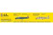 Heller 56220 - STARTER KIT Fouga Magister CM 169 in 1:72