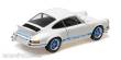 Minichamps 100066022 - PORSCHE 911 CARRERA RS - 1972 - WHITE W BLUE DECOR