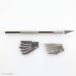Heller 99009 - Aluminium scalpel with fine-pointed blade