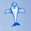 HQ 100186 - Dolphin Kite - Kinderdrachen, ab 5 Jahren, 202x175cm, inkl. 17kp Polyester Schnüre, 40m