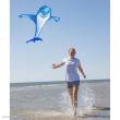 HQ 100186 - Dolphin Kite - Kinderdrachen, ab 5 Jahren, 202x175cm, inkl. 17kp Polyester Schnüre, 40m
