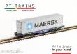 PT Trains 100264 - MODALIS Sgmmnss 33 87 459 4 004-3 + MAERSK 40´HC MRSU3995923