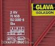 NMJ 1007395 - NMJ Topline 506.202 Gbs 150 0 066-8 mit Glava Werbung, Güterwagen der NSB, H0