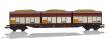 NMJ 1007435 - NMJ Topline 505.401 Rps Rps 3176-3933450-0 Flachwagen NSB mit Finsam Holzschnitzelcontainer
