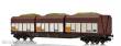 NMJ 1007435 - NMJ Topline 505.401 Rps Rps 3176-3933450-0 Flachwagen NSB mit Finsam Holzschnitzelcontainer