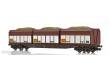 NMJ 1007435 - NMJ Topline 505.401 Rps Rps 3176-3933450-0 Flachwagen NSB mit Finsam Holzschnitzelcontainer