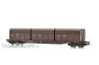 NMJ 1007438 - NMJ Topline 505.301 Rps 31 76 393 3 013-1 Flachwagen NSB mit Finsam Holzschnitzelcontainer, H0