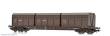 NMJ 1007442 - NMJ Topline 505.303 Rps 31 76 393 3 202-3 Flachwagen NSB mit Finsam Holzschnitzelcontainer, H0