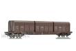 NMJ 1007445 - NMJ Topline 505.302 Rps 31 76 393 3 323-4 Flachwagen NSB mit Finsam Holzschnitzelcontainer, H0