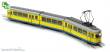 Halling GT8-ES6-M - GT8 Essen, blau/gelb, Nr. 1863, mit Antrieb, Licht, Digitalschnittstelle
