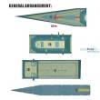 Flyhawk FH710129 - USS Zumwalt DDG1000 Deck Painting Mask (FH1175)