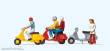 Preiser 10128 - HO Motorroller Vespa-Fahrer