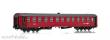 NMJ 1013802 - NMJ Topline 101.303 WLABK 21079 Schlafwagen der NSB, rot / schwarz