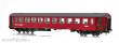 NMJ 1013806 - NMJ Topline 106.306 Salonwagen CB3 21237 ´Barnetoget´ der NSB , rot, H0