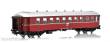NMJ 1015833 - NMJ Topline NSB B4 25954, Personenwagen, Rotbraun, H0