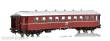 NMJ 1015833 - NMJ Topline NSB B4 25954, Personenwagen, Rotbraun, H0