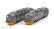 NMJ 1015895 - NMJ Topline 93105 NSB Gods elektrisk lokomotiv El14.2185, Grau Schwarz, DC, H0