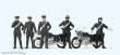 Preiser 10175 - HO Carabinieri, 2 Motorräder