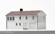 NMJ 1018206 - NMJ Skyline 15121 Norwegisches Einfamilienhaus mit Untergeschoss, Weiß, H0 Fertigmodell