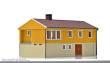 NMJ 1018207 - NMJ Skyline 15122 Norwegisches Einfamilienhaus mit Untergeschoss, Gelb / Weiß, H0 Fertigmodell