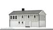 NMJ 1018208 - NMJ Skyline 15123 Norwegisches Einfamilienhaus mit Untergeschoss, Grau / Weiß, H0 Fertigmodell