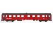NMJ 1018218 - NMJ Topline 113.301 NSB CB1 21218, Nachtzug Salongwagen, Rot/Schwarz, H0