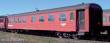 NMJ 1018218 - NMJ Topline 113.301 NSB CB1 21218, Nachtzug Salongwagen, Rot/Schwarz, H0