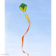Invento 102199 - Emerald Cobra Kite - Kinderdrache, ab 5 Jahren, 1000x67cm , inkl. 17kp Polyester Schnüre, 25m