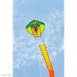 Invento 102199 - Emerald Cobra Kite - Kinderdrache, ab 5 Jahren, 1000x67cm , inkl. 17kp Polyester Schnüre, 25m
