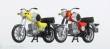 Kres 10261 - Komplettmodelle 2x MZ TS 250, rot und gelb