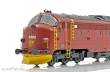 NMJ 1027123 - NMJ Topline 145005 NSB Di3a 602, ´Neudesign´ Rot/Schwarz mit GM Logo , DC Analog, Spur 0