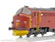 NMJ 1027123 - NMJ Topline 145005 NSB Di3a 602, ´Neudesign´ Rot/Schwarz mit GM Logo , DC Analog, Spur 0