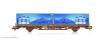 NMJ 1029523 - NMJ Topline 507.122 CargoNet Lgns 42 76 443 2001-7 mit 2 x 25 IMSDAL Mineralwasser container, H0