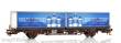 NMJ 1029523 - NMJ Topline 507.122 CargoNet Lgns 42 76 443 2001-7 mit 2 x 25 IMSDAL Mineralwasser container, H0