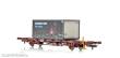 NMJ 1029525 - NMJ Topline 507.124 CargoNet Lgns 42 76 443 2377-1 mit 2 x 25 Pepsi Max container, H0