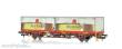 NMJ 1029826 - NMJ Topline 507.126 CargoNet Lgns 42 76 443 2316-9 mit zwei 25` Munkholm container, H0