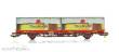 NMJ 1029826 - NMJ Topline 507.126 CargoNet Lgns 42 76 443 2316-9 mit zwei 25` Munkholm container, H0